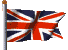 englische Flagge und Version